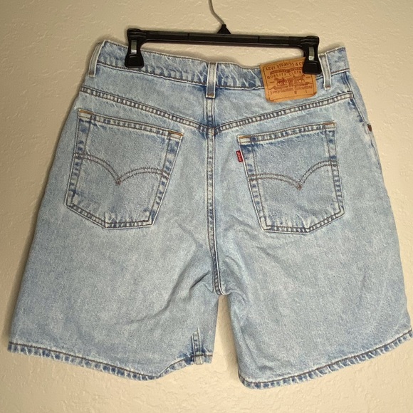 levi high waisted mom shorts